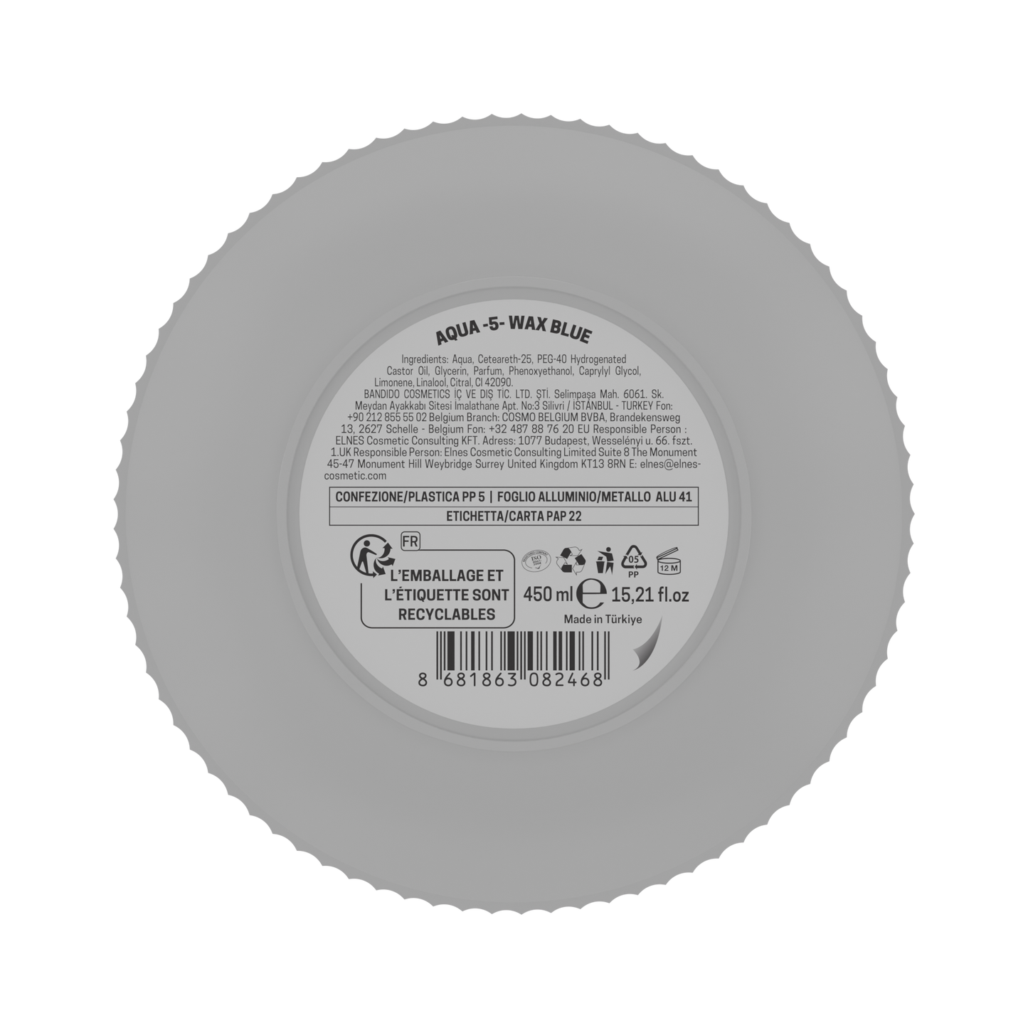 AQUA WAX 5 BLAUW 450ML